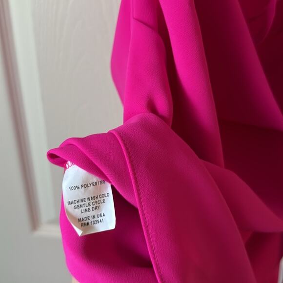 Amanda Uprichard Janet Dress Hot Pink size medium - Picture 9 of 9